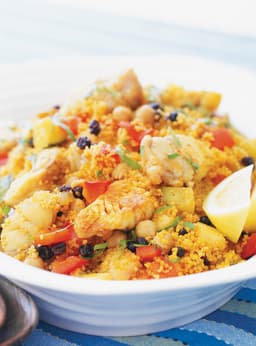 Tunisian Seafood Couscous